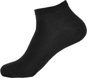 img 2 attached to 🧦 Premium L.Martin Pima Cotton Hiking Running Ankle Socks: Ideal for Men & Women