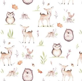 img 2 attached to Fawn Woodland Gift Wrap Wrapping Paper - Folded Flat 30 x 20 Inch (Pack of 3 Sheets)