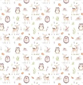 img 1 attached to Fawn Woodland Gift Wrap Wrapping Paper - Folded Flat 30 x 20 Inch (Pack of 3 Sheets)