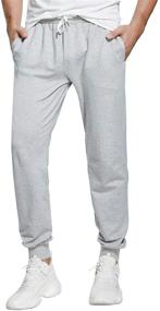 img 4 attached to 🏋️ Activewear Men's Training Sweatpants with Drawstring - Czzstance Athletic Clothing