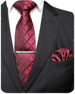 👔 men's accessories - jemygins pocket square handkerchief necktie in ties, cummerbunds, and pocket squares logo