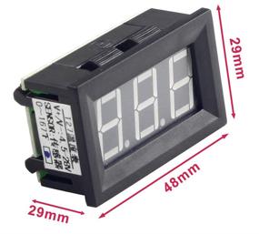 img 2 attached to 🌡️ UCTRONICS Digital Temperature Meter: 0-167°F Range, Blue LED Display with NTC Thermistor Sensor