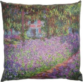 img 1 attached to ORIENTAL FURNITURE Monet Irises Pillow