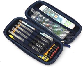img 1 attached to 🎒 KAYOND PC Hard Shell Pencil Case for Executive Fountain Pen, Apple Pencil, Ballpoint Pen, Stylus Touch Pen - Blue