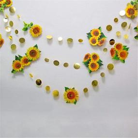 img 2 attached to Sunflower Birthday Decorations Streamer Graduation