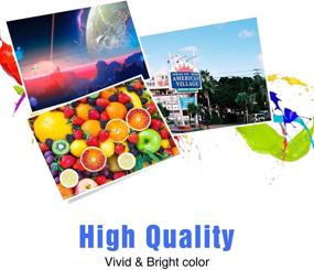 img 1 attached to 🖨️ JetSir Комплект для заправки чернил 4-х цветов для картриджей HP 950 951 932 933 60 61 952 902 901 62 63 21 22 920 940 934 564 711 970 971 94 95 96 - (2 чёрных 1 голубое 1 пурпурное 1 желтое) - 100 мл x 5 флакон + шприц