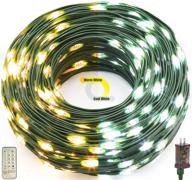 devply christmas string lights outdoor indoor - 500 led 175ft 9 modes end to end plug xmas lights - multi color fairy lights for xmas tree логотип