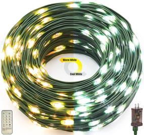 img 4 attached to DEVPLY Christmas String Lights Outdoor Indoor - 500 LED 175Ft 9 Modes End To End Plug Xmas Lights - Multi Color Fairy Lights For Xmas Tree