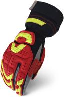 impact gloves, size m, red/black/gray/yellow, pack of (pr) логотип