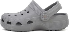 img 2 attached to 👟 Breathable Sandals: Boys & Girls Slip-On Water Shoes for Indoor & Outdoor Activities