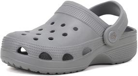 img 4 attached to 👟 Breathable Sandals: Boys & Girls Slip-On Water Shoes for Indoor & Outdoor Activities