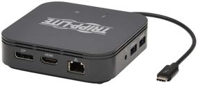img 1 attached to 💻 Powerful Tripp Lite Thunderbolt 3 Dock: Dual Display 8k DP, 4k HDMI, USB-A Hub, Gbe (MTB3-DOCK-04)