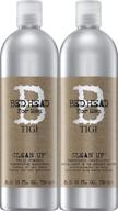 💇 tigi bed head men clean up shampoo & conditioner duo pack - 25.36oz each - ultimate hair care for men logo