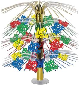 img 1 attached to 🎉 Celebrate in Style with Beistle 18-Inch Happy Birthday Cascade Centerpiece