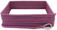 🚣 extreme max 3006.2629 boattector burgundy solid braid mfp anchor line with thimble - 3/8" x 50' - improved seo logo
