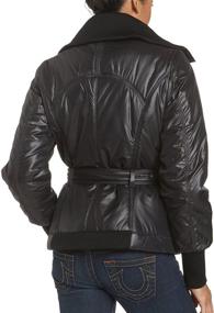 img 1 attached to Marc Womens Belted Jacket X Large