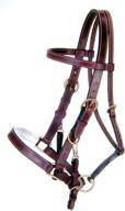 🐴 australian outrider collection leather bridle/halter by tough 1 logo