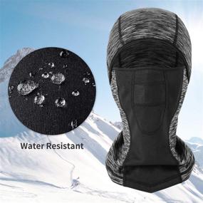 img 2 attached to 🏂 RUPUMPACK Balaclava Ski Face Mask: Windproof, Sun UV Protection, Cold Weather Thermal Hood for Motorcycle Cycling - Breathable Design