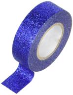 🌟 top-rated gts004 glitter tape - vibrant blue, 15mm by 5m - superior quality logo