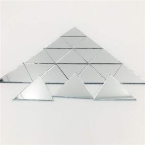 img 1 attached to Triangle Mirror Mosaic Triangular Mirrors