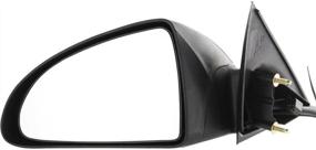 img 2 attached to Premium Replacement Mirror for Pontiac G6 - TYC 1860032, Driver Side, Power, Non-Heated Mirror