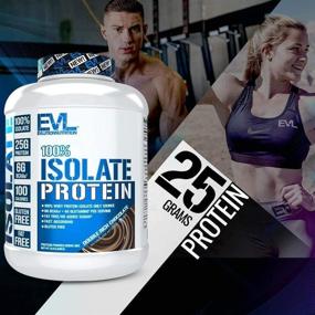 img 2 attached to 🍫 Evlution Nutrition 100% Isolate Whey Protein Powder, Double Rich Chocolate Flavor, 5 LB – Fast Absorbing, High Protein, Sugar-Free, Low-Carb, Gluten-Free