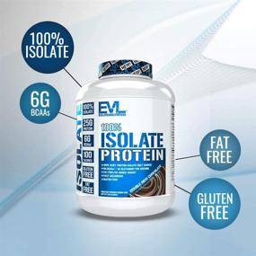 img 1 attached to 🍫 Evlution Nutrition 100% Isolate Whey Protein Powder, Double Rich Chocolate Flavor, 5 LB – Fast Absorbing, High Protein, Sugar-Free, Low-Carb, Gluten-Free