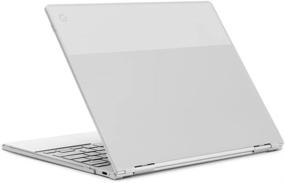 img 4 attached to 📚 mCover Hard Shell Case for 12.3" Google Pixelbook Chromebook - Clear, Compatible with 2017 and Later Models