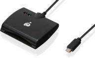 iogear usb-c common access cac smart card reader - dod, government, healthcare, taa compliant - mac os, windows, linux compatible - support for v7.x and v8 - usaccess piv - gsr205 logo