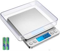 sidiyang mini pocket stainless steel digital kitchen scale - precision jewelry electronic scale for gold grams, with tare weight and counting function (3000gx0.1g) logo