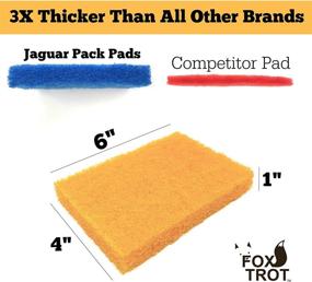 img 1 attached to Bar Keepers Friend Stainless Steel Cookware Cleaner 12 OZ Powder with Extra Thick Scour Pad and Scraper - Fox Trot