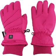 ❄️ n'ice caps kids cold weather waterproof thinsulate winter gloves: unbeatable protection for young explorers logo