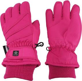 img 4 attached to ❄️ N'Ice Caps Kids Cold Weather Waterproof Thinsulate Winter Gloves: Unbeatable Protection for Young Explorers
