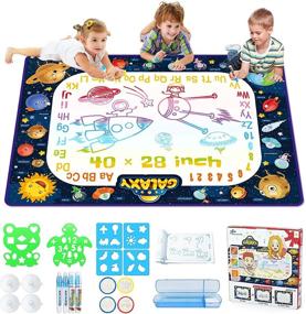 img 4 attached to 🎨 Revolutionary Jasonwell Aqua Magic Doodle Mat: Unleash Your Inner Artist with Fun Arts & Crafts!