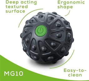 img 1 attached to 💪 Enhance Muscle Recovery with Beurer MG10 Trigger Point Massage Ball - Black, 2 Vibrating Settings