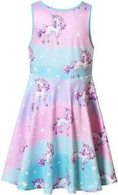 img 3 attached to 🦄 Adorable QPANCY Little Unicorn Dresses: Perfect Girls' Clothing for Magical Looks