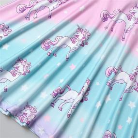 img 1 attached to 🦄 Adorable QPANCY Little Unicorn Dresses: Perfect Girls' Clothing for Magical Looks