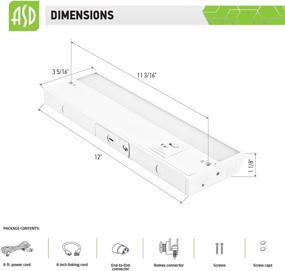 img 2 attached to Светодиодная подсветка ASD под шкафом