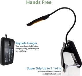 img 1 attached to 📚 The Ultimate Book Light Experience: Lamborghini-like Performance with 9 Light Settings - Full Gift Set Including Warm, Cool, and Natural Light Types at 3 Adjustable Levels - Extra Long Cable, UL Listed Charger, Travel Bag, Gift Boxed