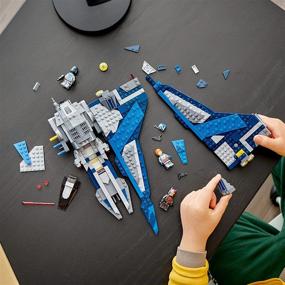 img 1 attached to 🌟 Mandalorian Starfighter LEGO Set with Minifigures