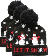 sslr holiday knitted christmas 2pcs red outdoor recreation logo