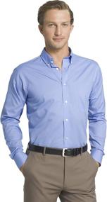 img 3 attached to IZOD Regular Stretch Buttondown Collar Men's Clothing and Shirts