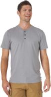 wrangler authentics short sleeve henley men's clothing logo