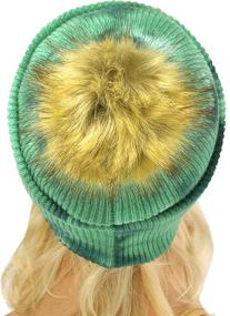 img 1 attached to Winter Trendy Chunky Stretchy Beanie Outdoor Recreation and Hiking & Outdoor Recreation Clothing