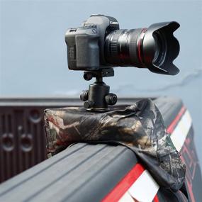 img 2 attached to 📷 Movo Photo THB01 Camo Camera Lens Bean Bag с пластиной крепления головы - Mossy Oak (Junior)