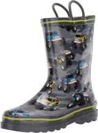 👹 bold and fun: western chief waterproof monster boys' shoes - boots for all-weather adventures логотип