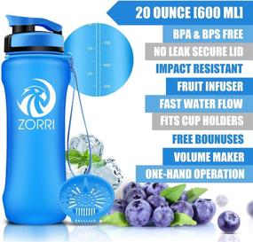 img 3 attached to Top-Rated Sports Water Bottle: Leak Proof, BPA Free, Lightweight | 1L/1.2L/600ml/800ml | Gym, 🥤 Cycling, Hiking, Running, Camping | With Filter, Flip Top Lid | for Kids & Adults