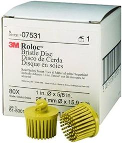 img 3 attached to 🔶 3M 07531 Roloc Bristle Yellow Abrasive Disc