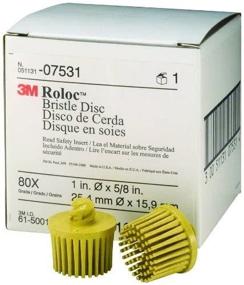 img 2 attached to 🔶 3M 07531 Roloc Bristle Yellow Abrasive Disc
