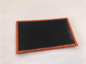 img 2 attached to 🔥 Reflective Hook Fastener Safety Patch - 2-Pack Hi Vis Orange Patches for Firefighters, Police, EMTs, and EMS Personnel